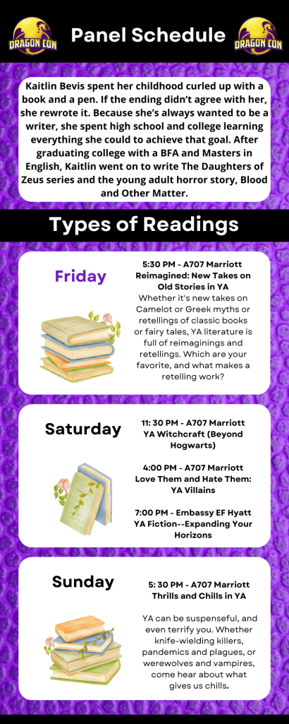 Dragon Con Panel Schedule
